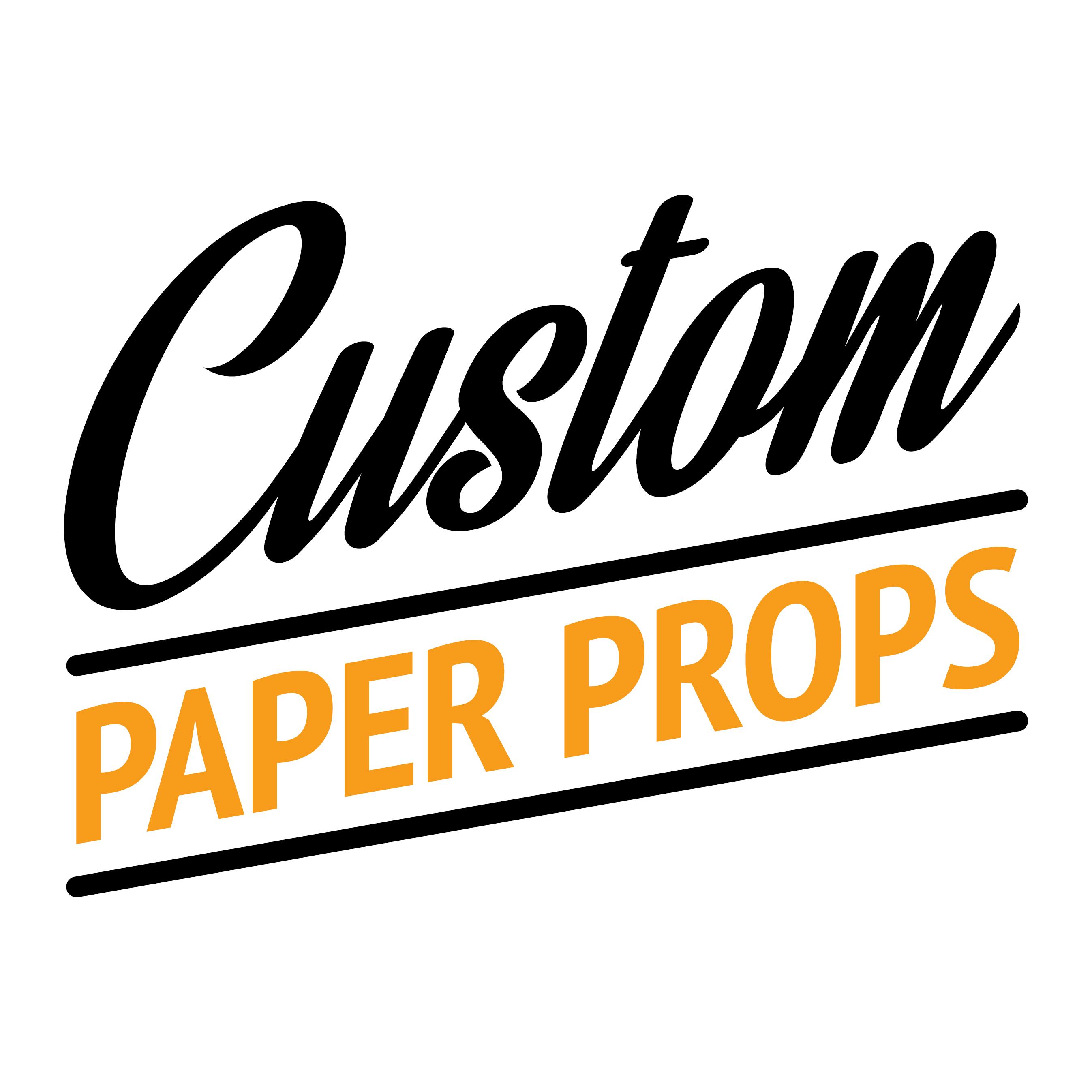 Custom Paper Props
