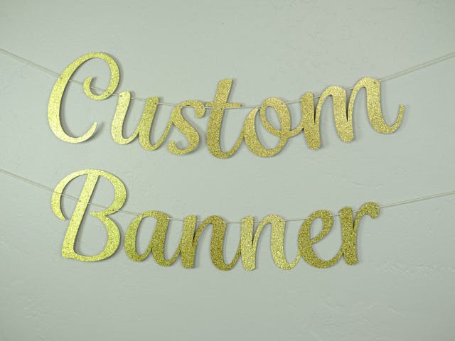 Custom "Fancy" Banner - Engagement, wedding, formal, reception, bride and grooms name sign