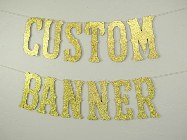 Custom "Western" Banner - Cowboy, Cowgirl, Nashville, Bachelorette, Rodeo Theme