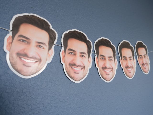 Face Photo Banner - Bachelor, Bachelorette, Graduation, Birthday, Retirement Party